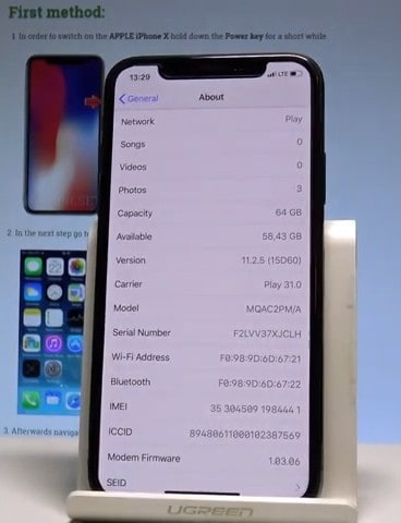 Как узнать imei iphone