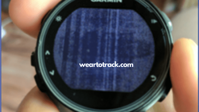 Garmin watch black screen