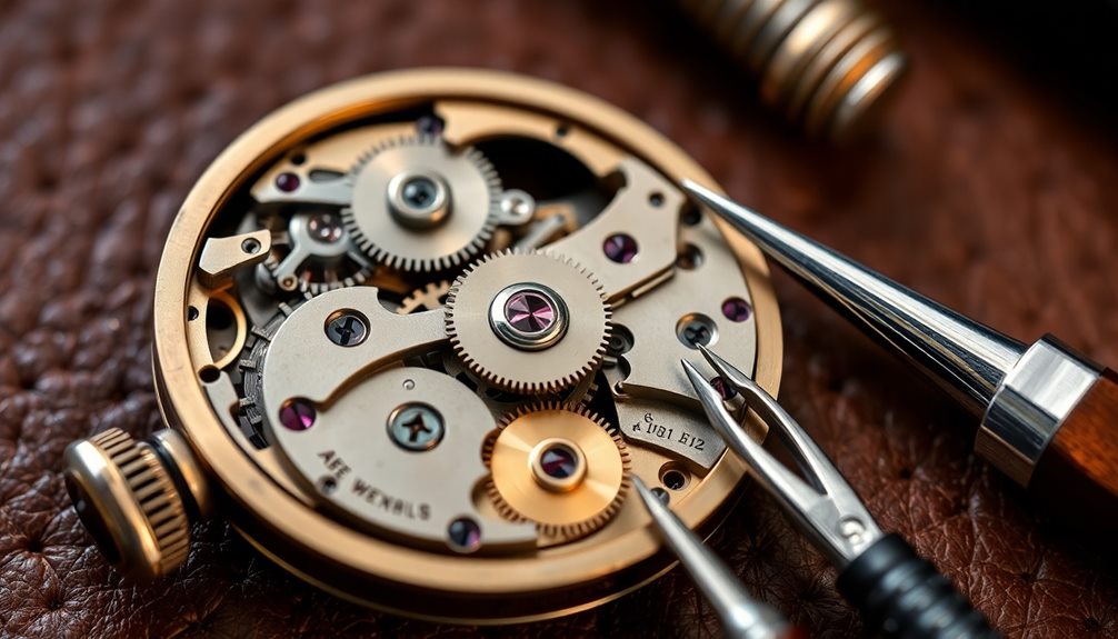 regular mechanical watch servicing